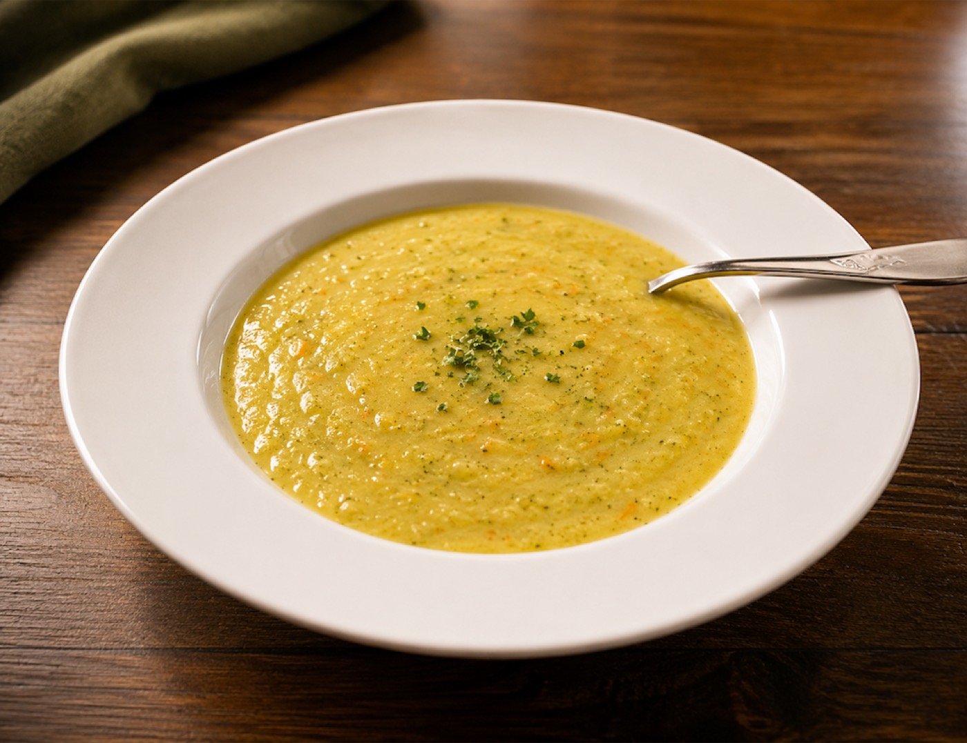 Cheesy Vegetable Soup
