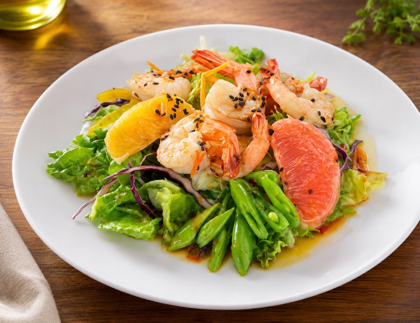 Citrus and Sesame Shrimp Salad