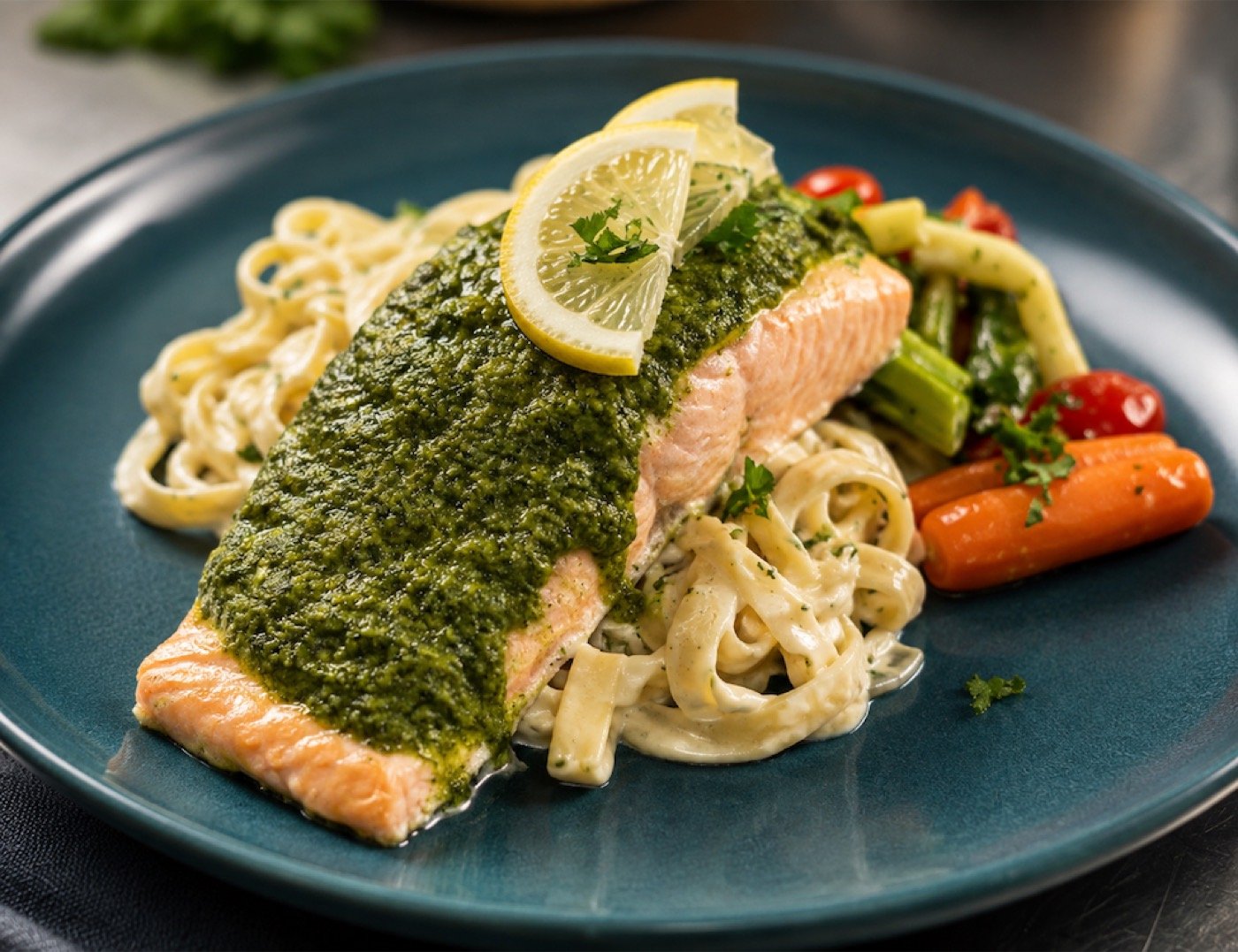 Pesto Salmon