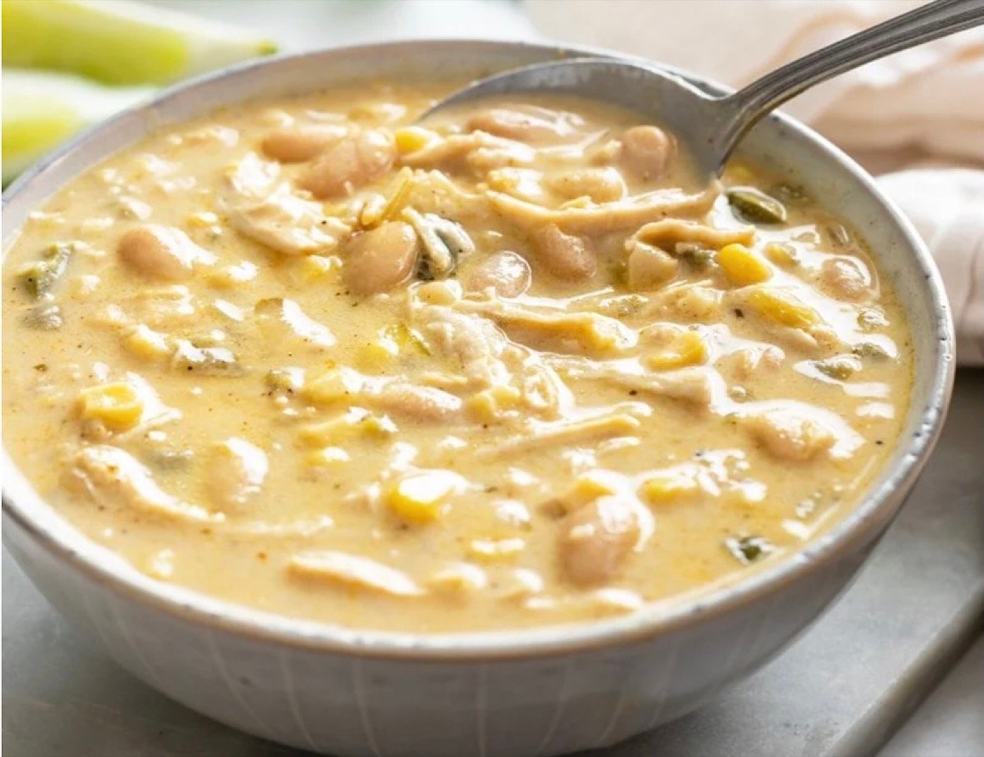 White Chicken Chili with Northern Beans